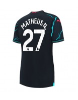Manchester City Matheus Nunes #27 Alternativní Dres pro Dámské 2023-24 Krátký Rukáv
